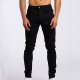 Men Slim Zipper Denim Jeans Pants Frayed Pants Distressed Rip Trousers Jeans for Men Stretch fit Mens Jeans Regular