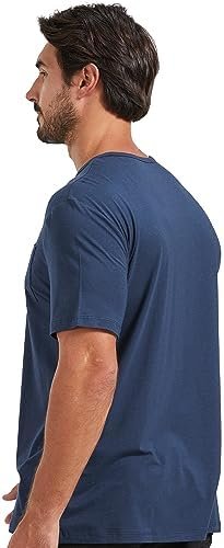 Men's Ultra Soft Bamboo Viscose Pocket T-Shirt Classic Fit Lightweight Cooling Short Sleeve Casual Basic Shirt