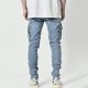 Male Casual Fashion Plus Size Middle Waist Denim Long Pants Mens Straight Jeans Men Stretch Jeans Jeans Men Straight